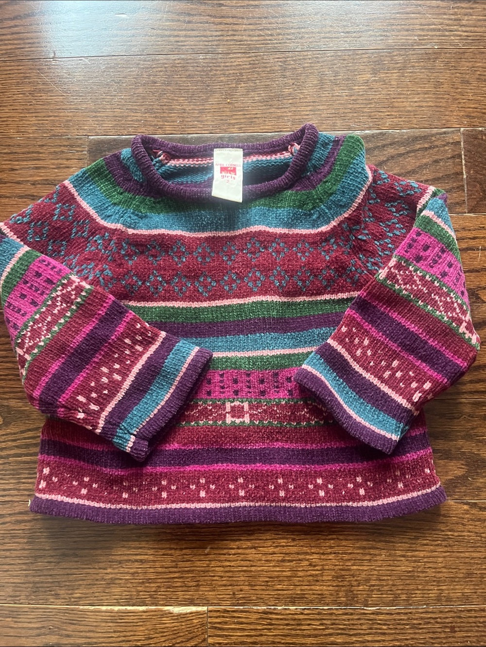 April Cornell | Girls Knot Sweater, Size 2